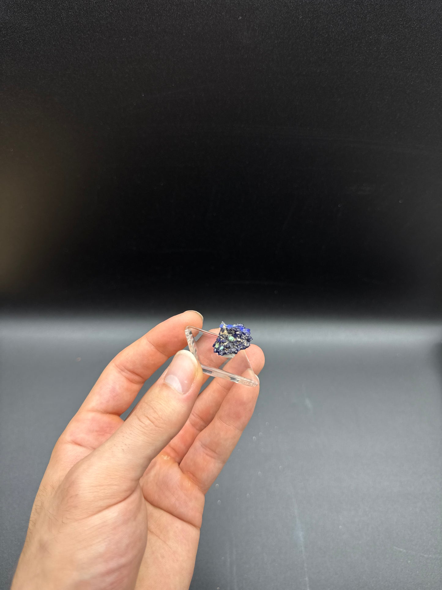 AZURITE AND MALACHITE THUMBNAIL - BURRA COPPER MINE, SOUTH AUSTRALIA