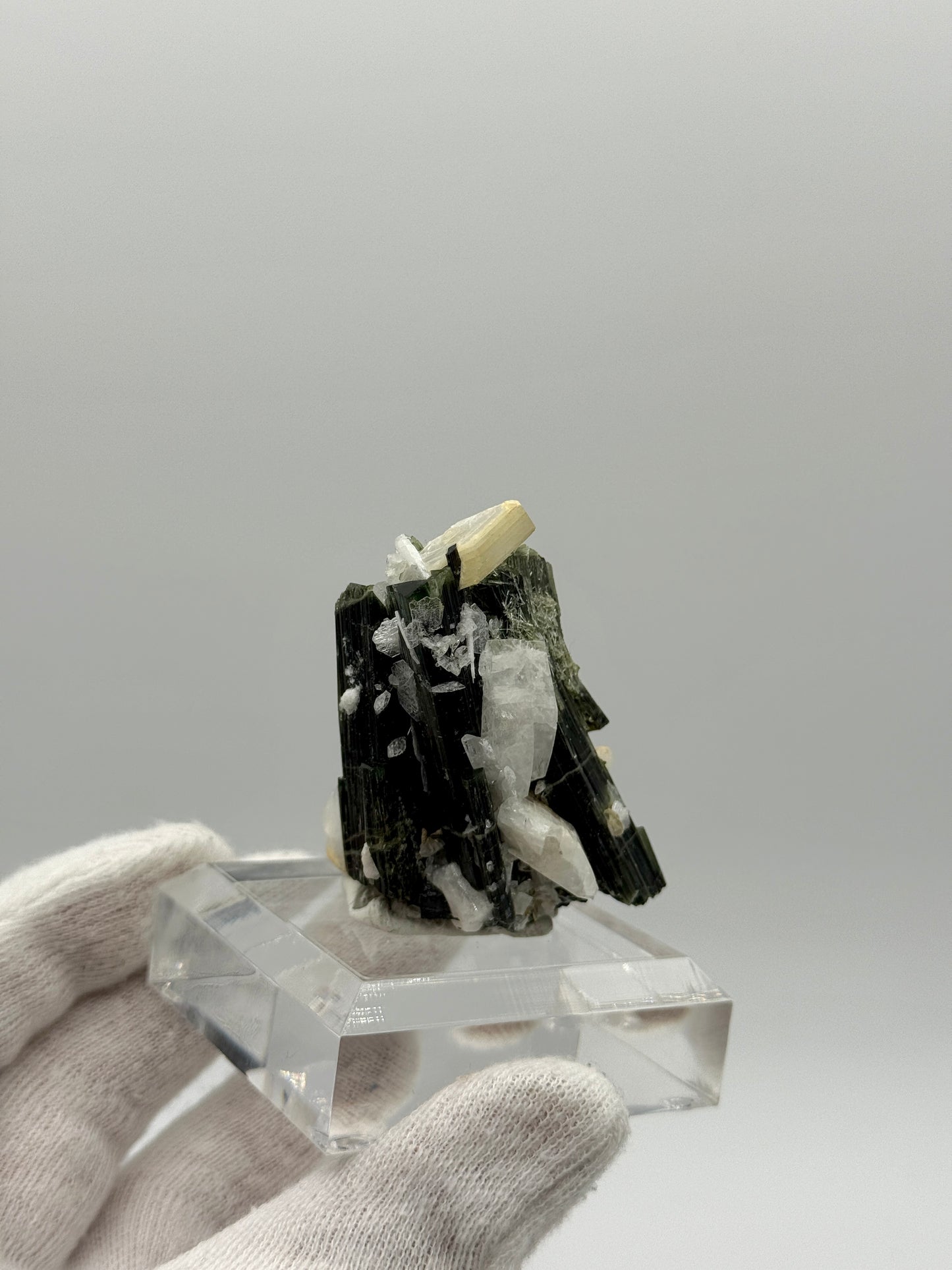 ELBAITE, MUSCOVITE & ALBITE - STAK NALA, HARAMOSH MTNS, ROUNDU DISTRICT, GILGIT-BALTISTAN, PAKISTAN