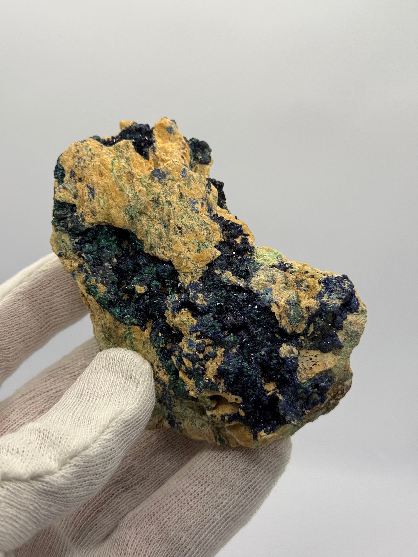 AZURITE AND MALACHITE - BURRA COPPER MINE, SOUTH AUSTRALIA