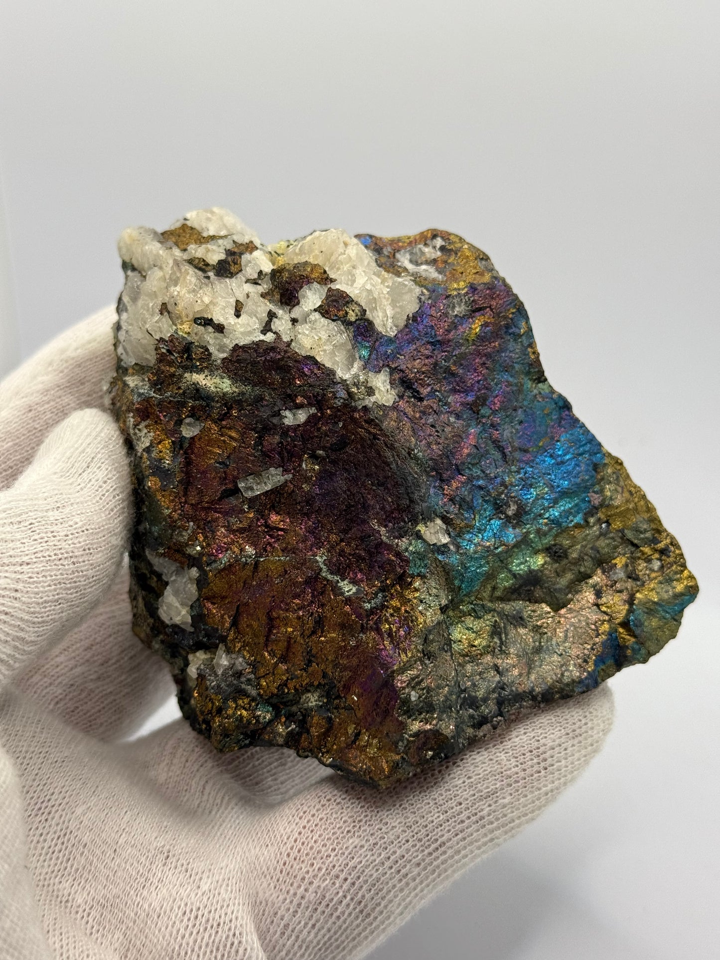 CHALCOPYRITE AND BORNITE - POONA MINE, SOUTH AUSTRALIA