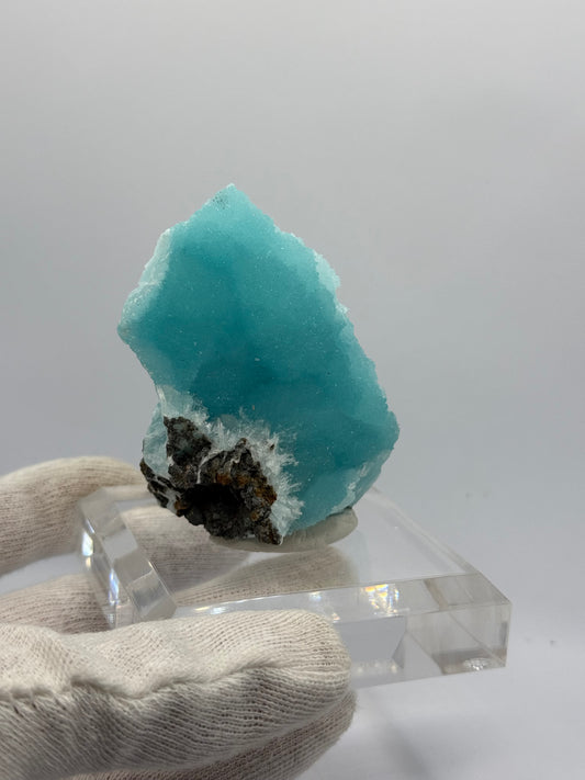 HIGH GRADE BLUE ARAGONITE - WENSHAN MINE, CHINA
