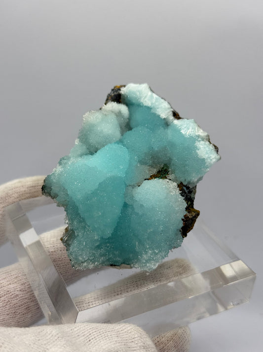 HIGH GRADE BLUE ARAGONITE - WENSHAN MINE, CHINA
