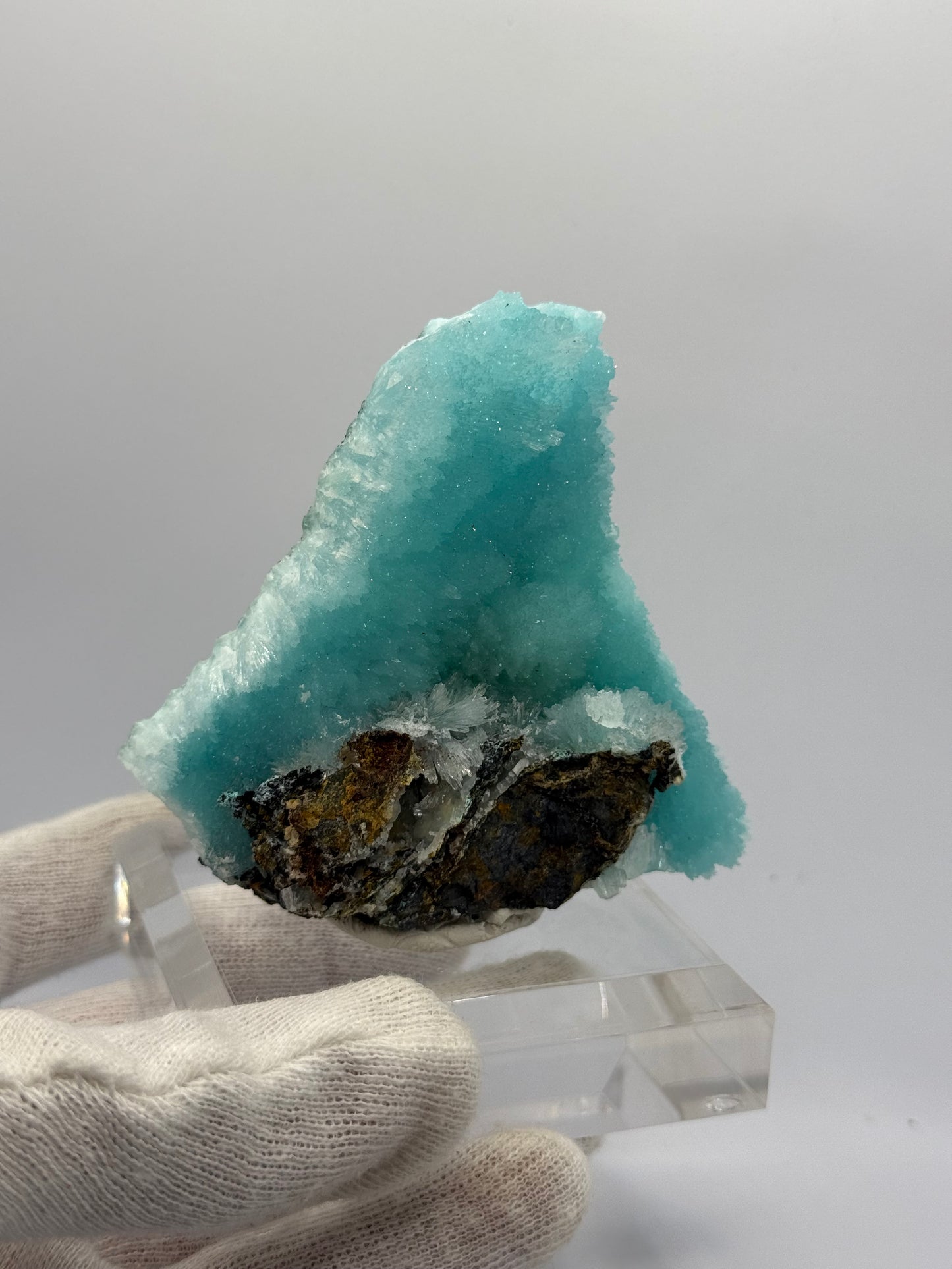 HIGH GRADE BLUE ARAGONITE - WENSHAN MINE, CHINA