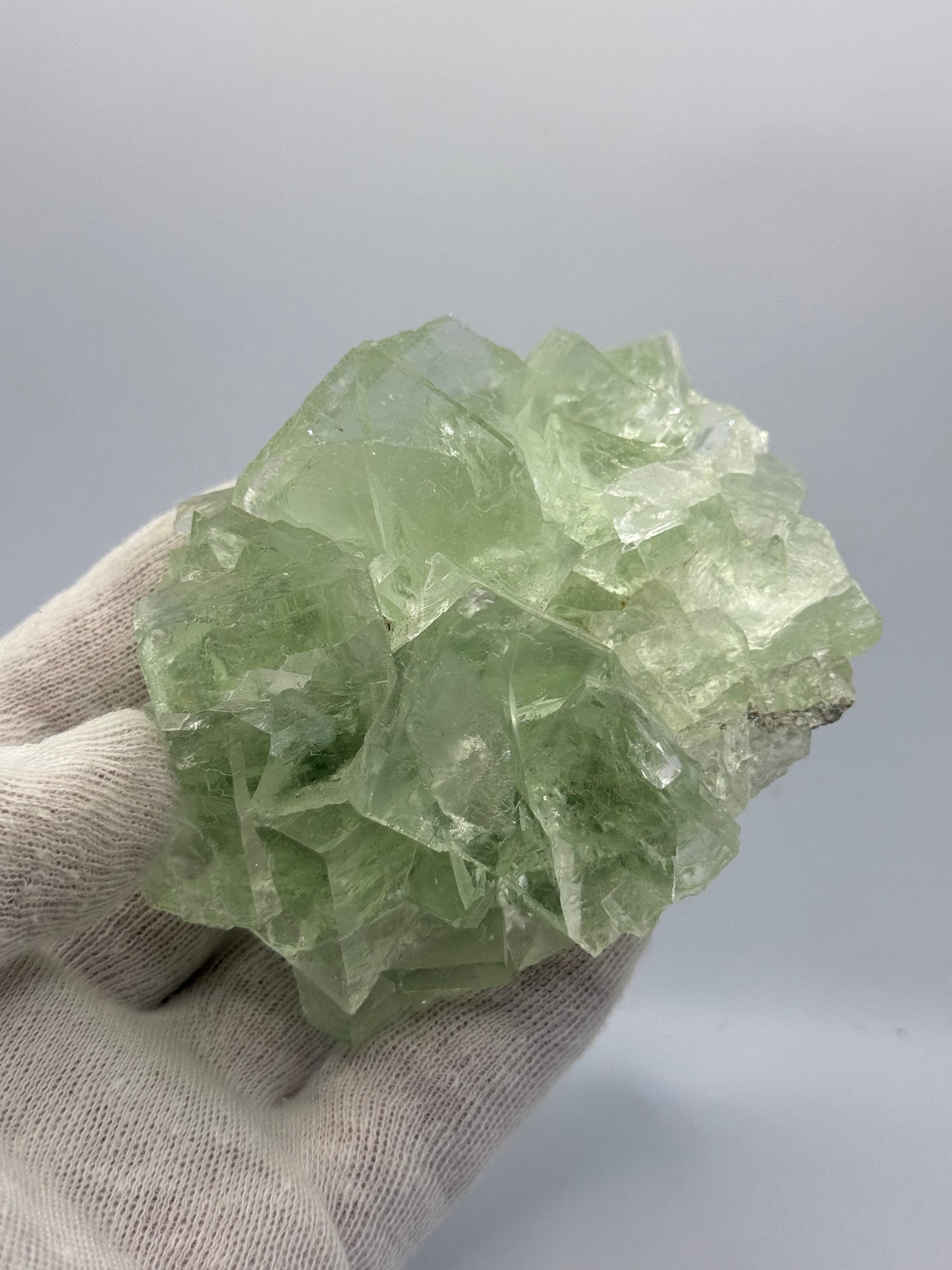 LIGHT GREEN FLUORITE - HUNAN, CHINA
