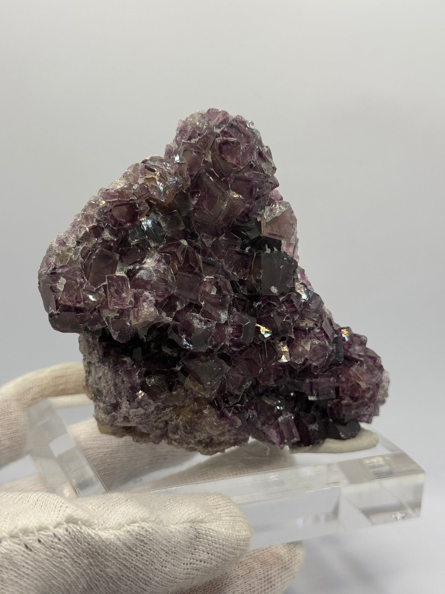 PURPLE PHANTOM FLUORITE - OKORUSU, NAMIBIA