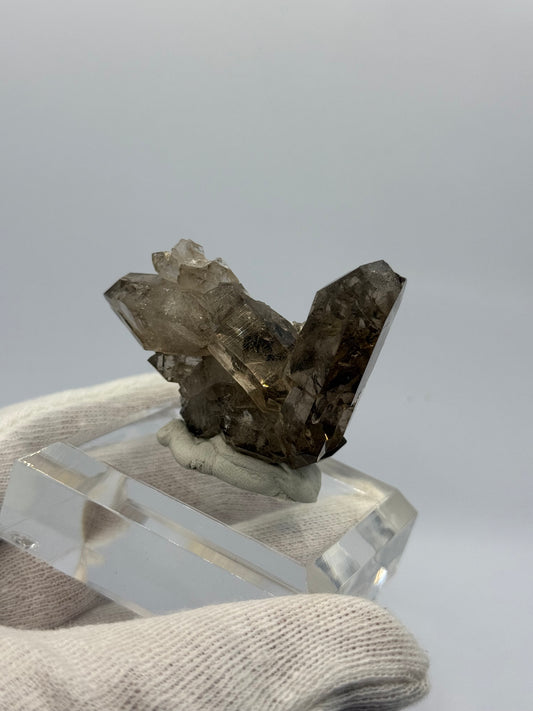 ALPINE SMOKY QUARTZ - MONT BLANC, FRANCE
