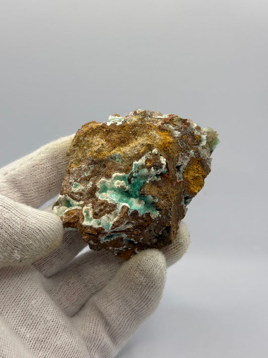 AURICHALCITE & HEMIMORPHITE - EVELYN MINE, NORTHERN TERRITORY