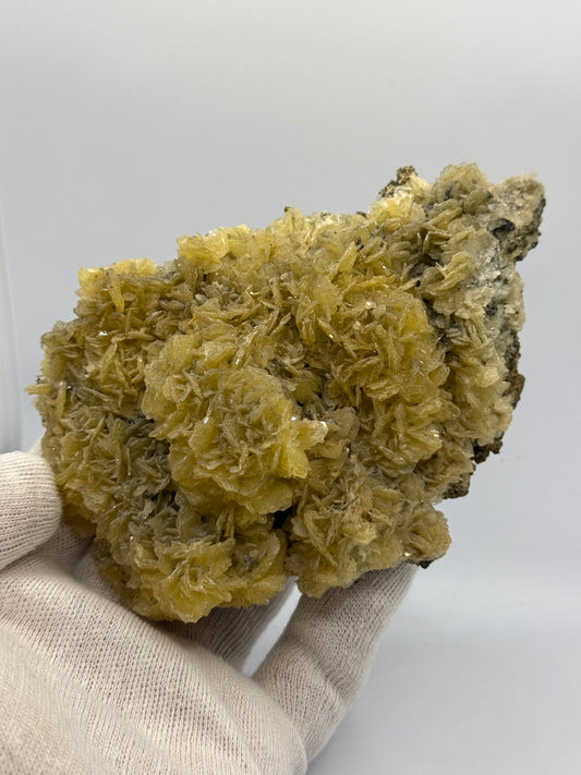 GOLDEN-BROWN BARITE - STONEHAM WELD COUNTY, UNITED STATES