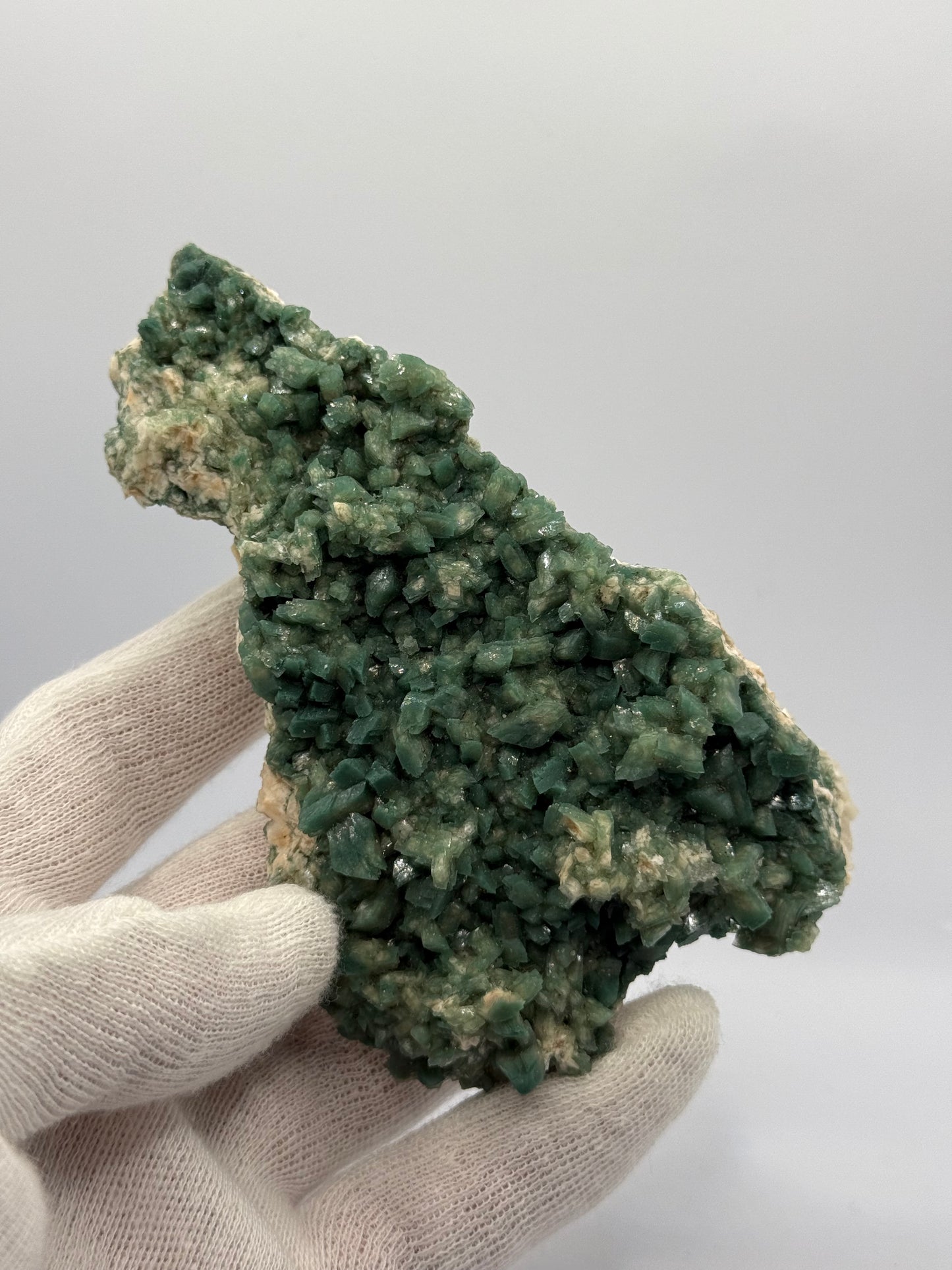 RARE GREEN HEULANDITE - NASHIK, INDIA