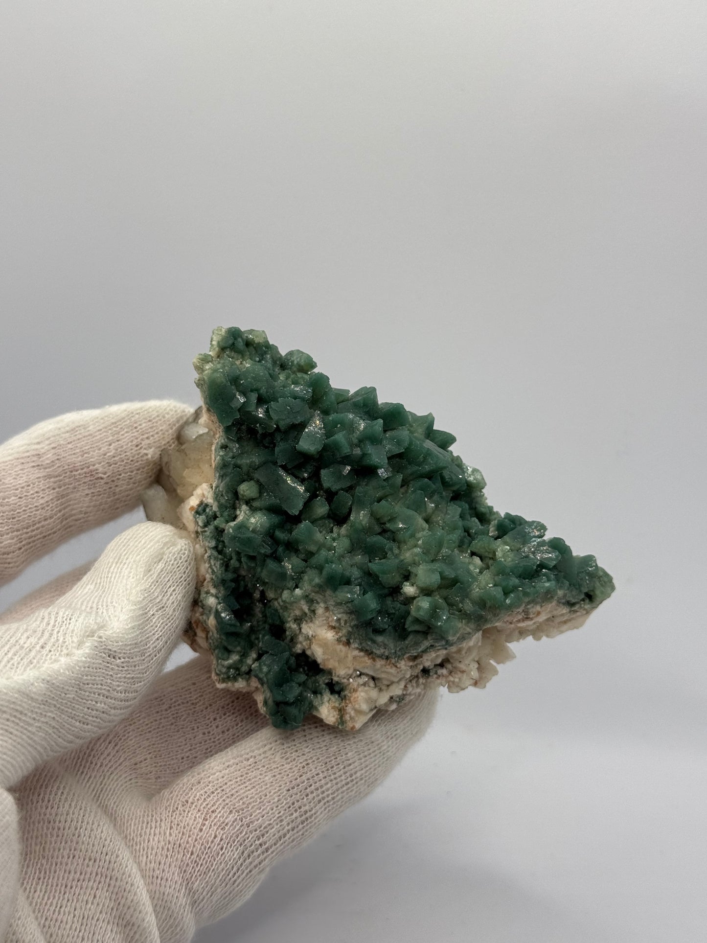 RARE GREEN HEULANDITE - NASHIK, INDIA