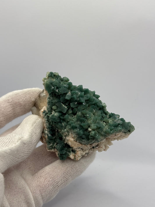 RARE GREEN HEULANDITE - NASHIK, INDIA