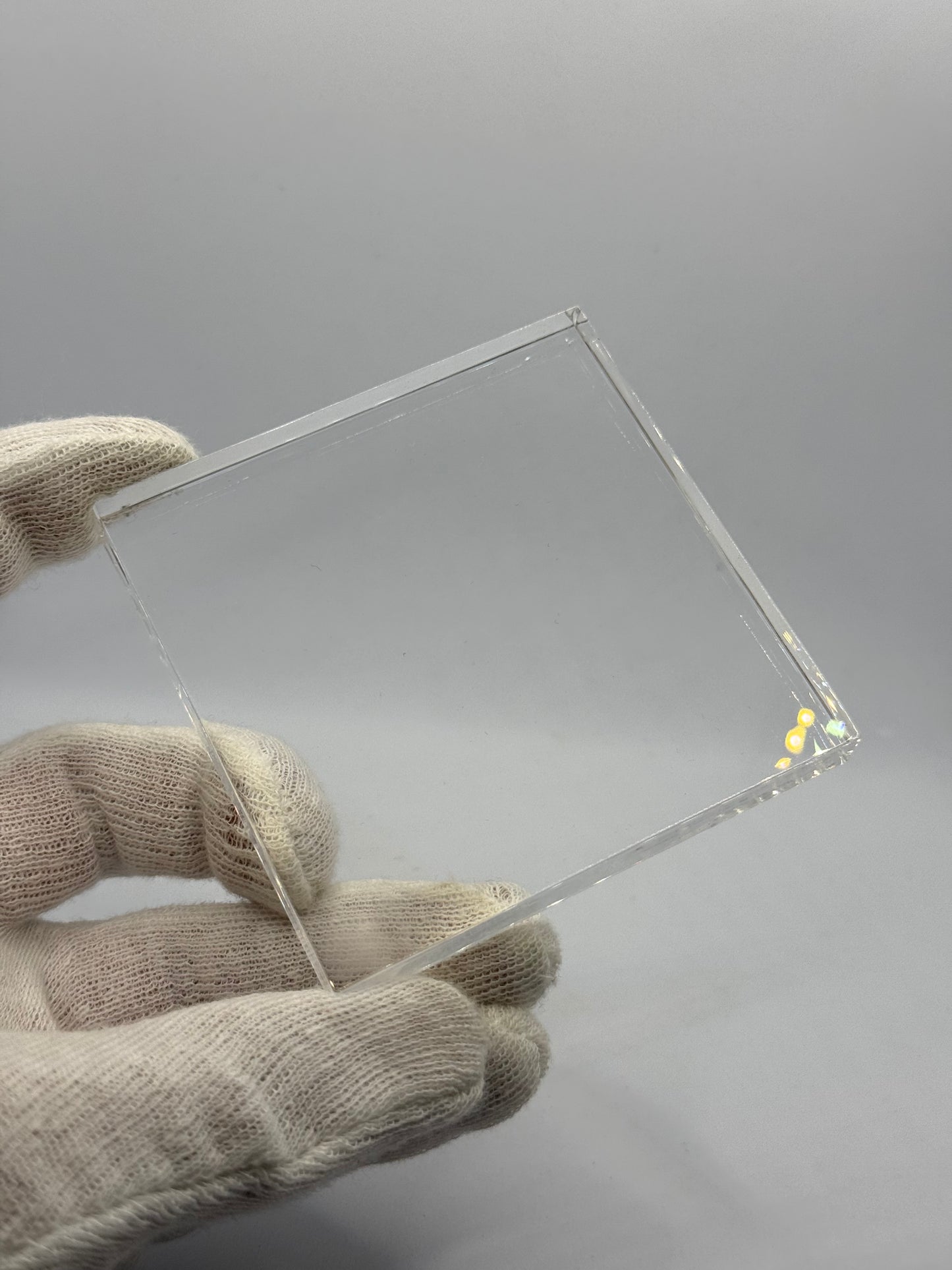 80mm x 80mm x 10mm ACRYLIC MINERAL DISPLAY STAND