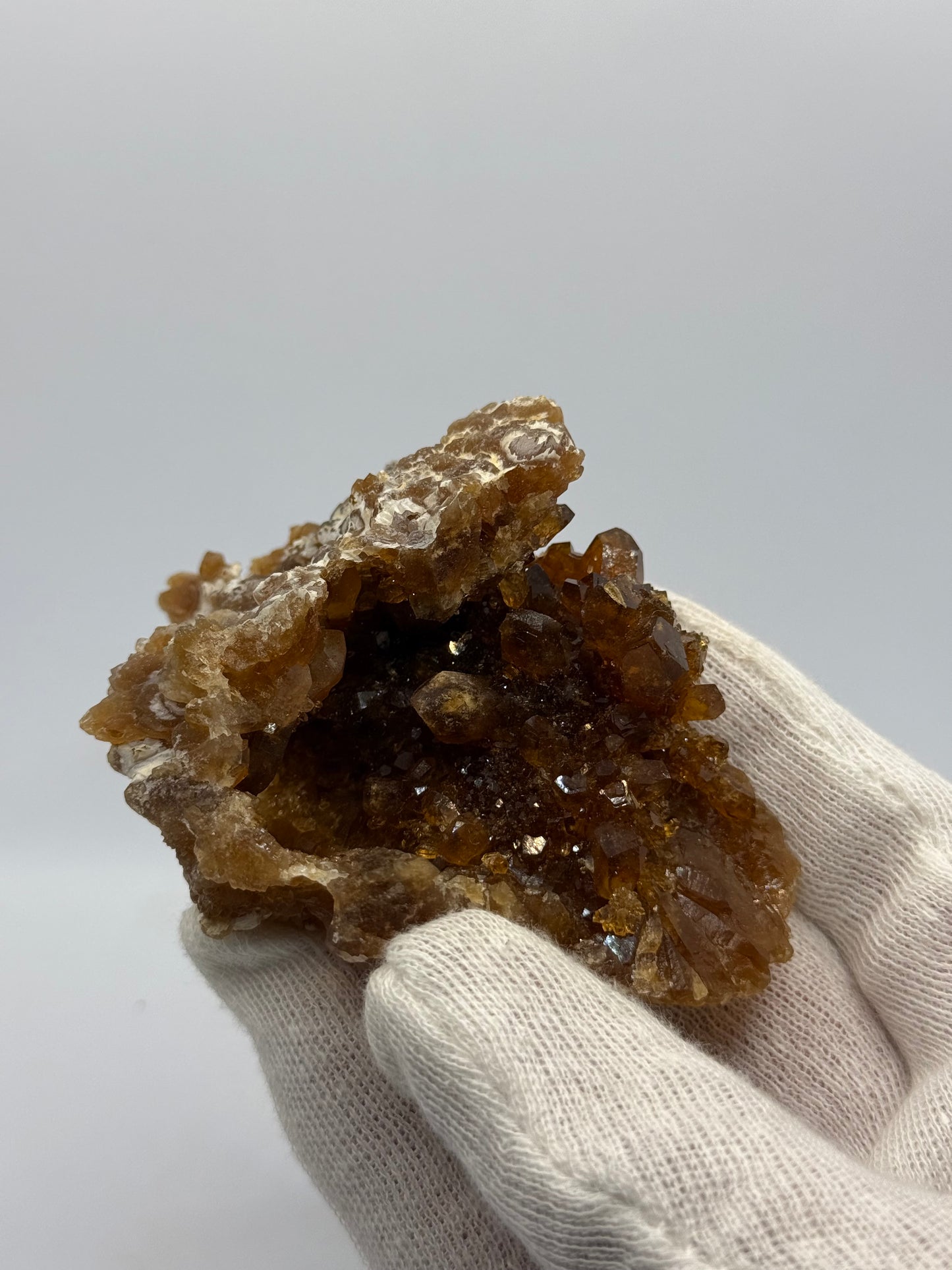CITRINE CRYSTALS - MIDDLE ATLAS MOUNTAINS, MOROCCO