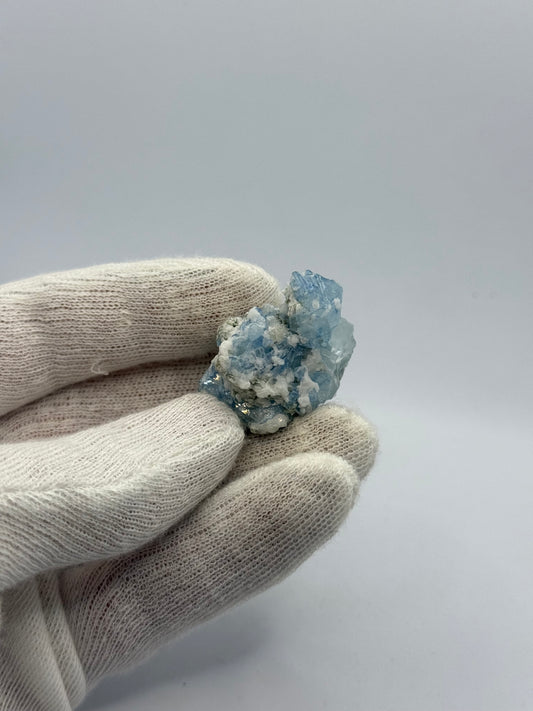AQUAMARINE, ALBITE & MUSCOVITE - SHIGAR VALLEY, SHIGAR DISTRICT, GILGIT-BALTISTAN, PAKISTAN