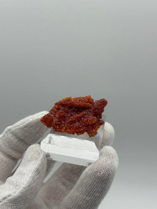 ORANGE-RED ZINCITE - LUBIN MINE, POLAND