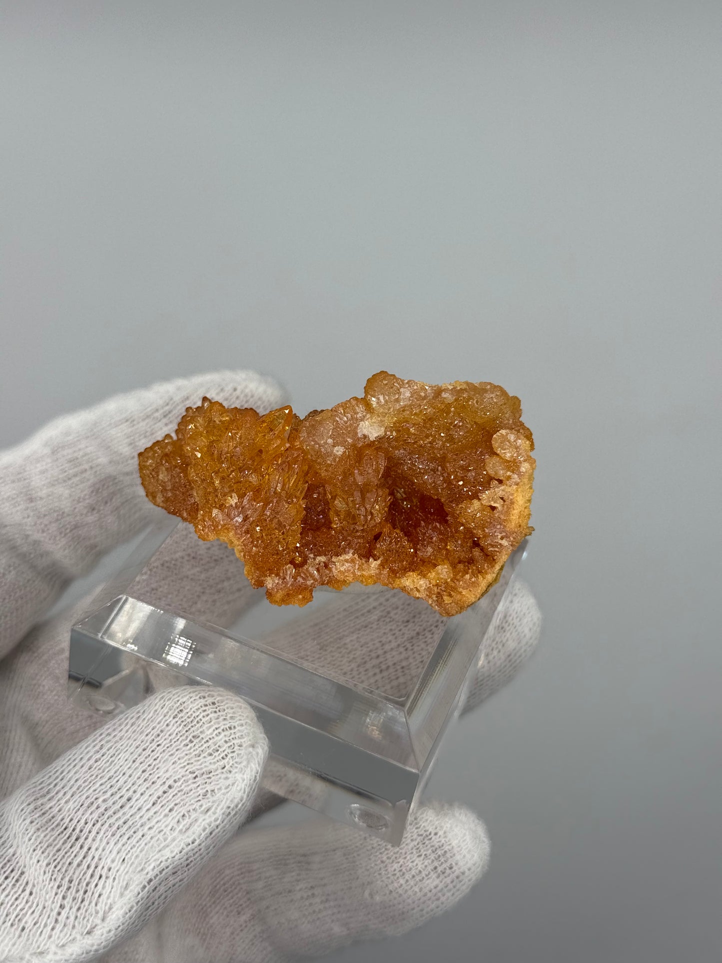 ORANGE ZINCITE - LUBIN MINE, POLAND