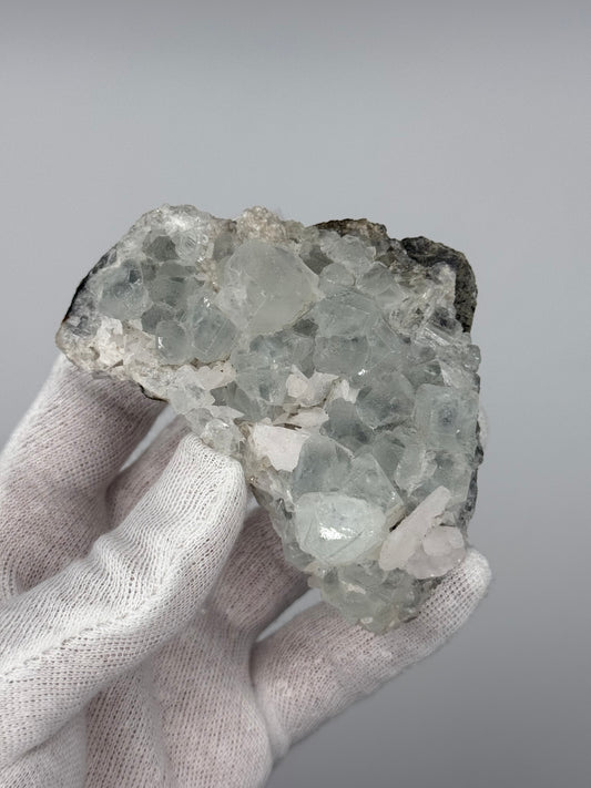 CALCITE & FLUORITE - XIANGHUALING MINE, CHENZHOU, HUNAN, CHINA