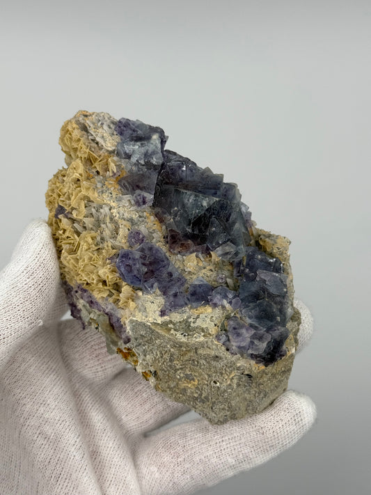 FLUORITE & MUSCOVITE - YINDU AG-PB-ZN DEPOSIT, INNER MONGOLIA, CHINA