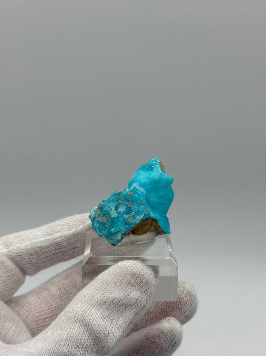 BLUE HEMIMORPHITE - M'FOUADI, BOUENZA DEPARTMENT, CONGO