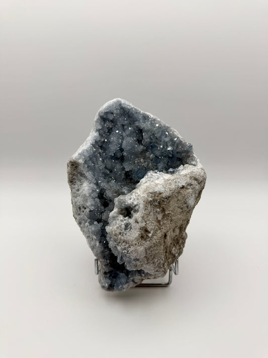 SKY BLUE CELESTITE GEODE - SANKOANY, KETSEPY MAHAJANGA, MADAGASCAR