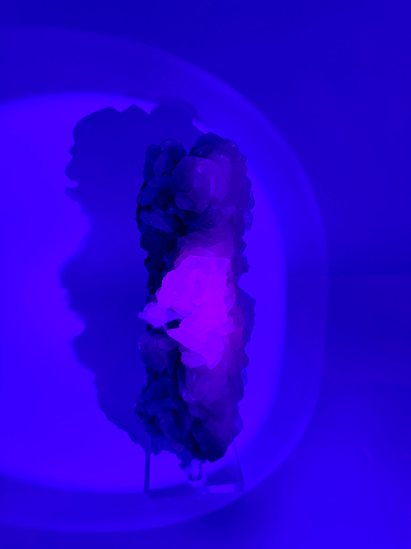 CALCITE (MANGANOAN - UV REACTIVE) - HUANGGANG FE-SN DEPOSIT, INNER MONGOLIA, CHINA