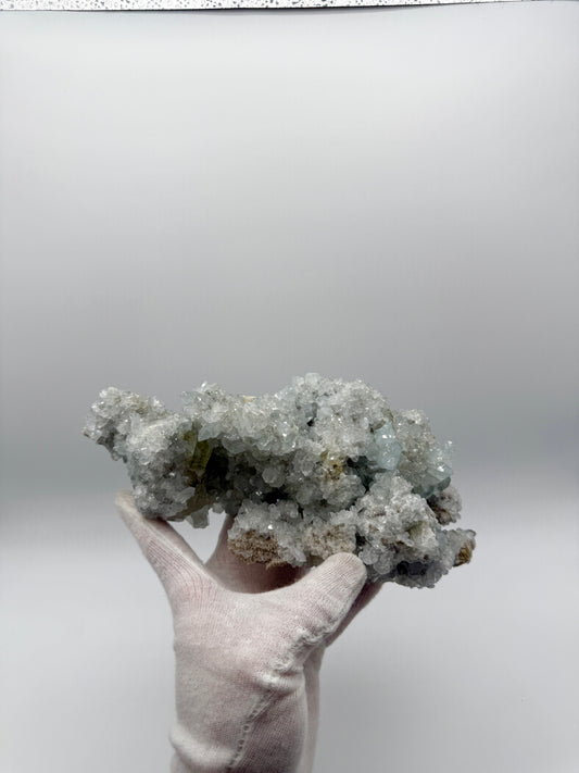 CELESTITE CLUSTER - MAYBEE QUARRY, EXETER TOWNSHIP, MONROE COUNTY, MICHIGAN, USA