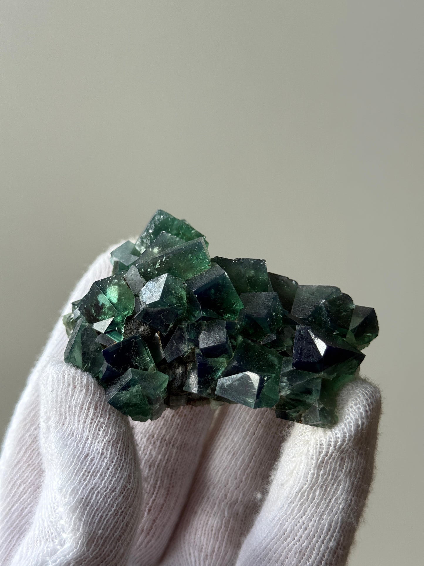 FLUORITE "POCKET 42" - DIANA MARIA MINE, FROSTERLEY, WEARDALE, CO. DURHAM, ENGLAND