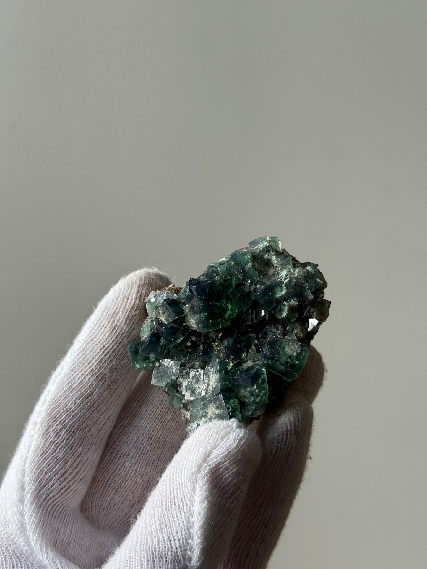 FLUORITE "POCKET 42" - DIANA MARIA MINE, FROSTERLEY, WEARDALE, CO. DURHAM, ENGLAND