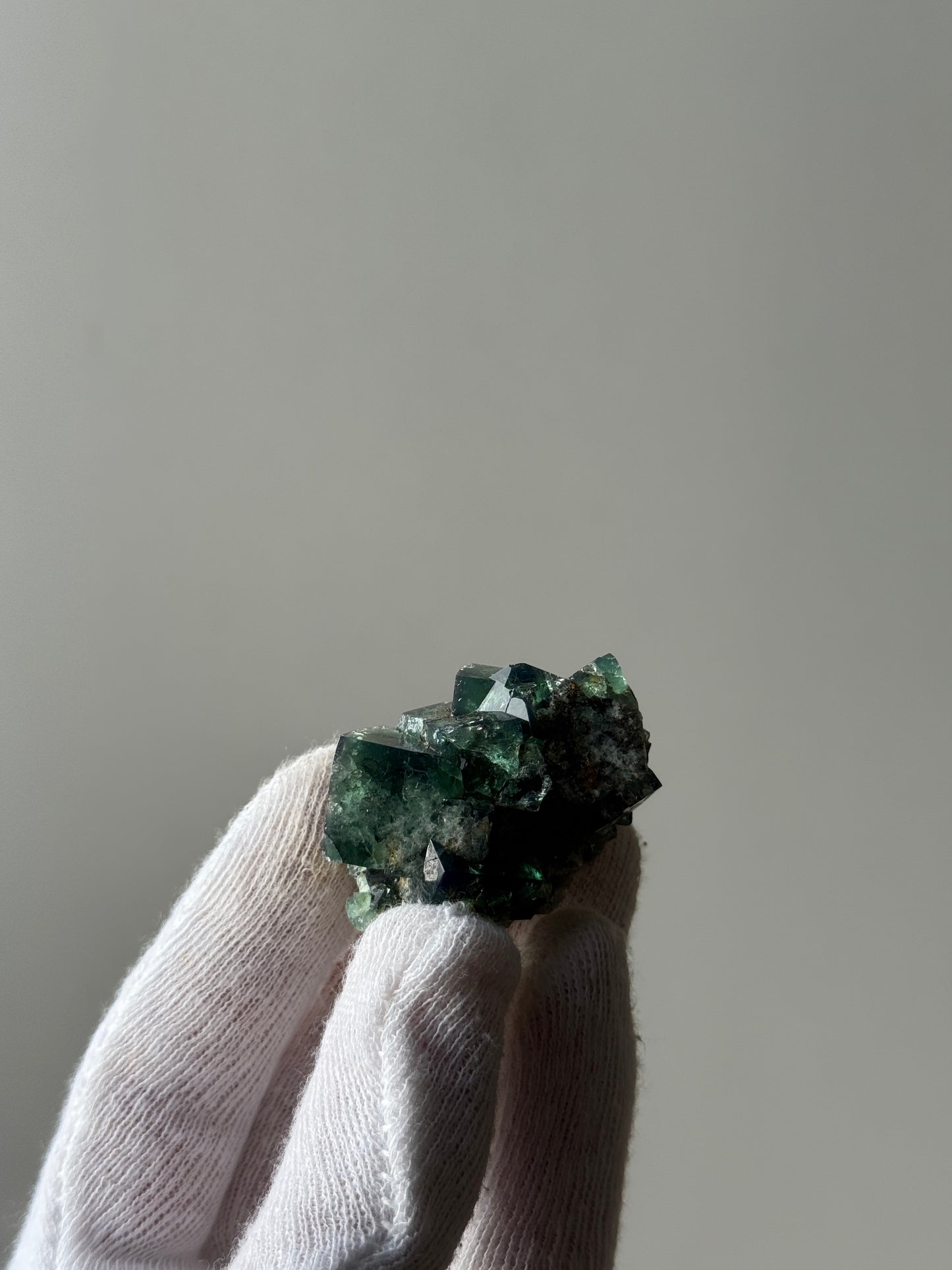 FLUORITE "POCKET 42" - DIANA MARIA MINE, FROSTERLEY, WEARDALE, CO. DURHAM, ENGLAND