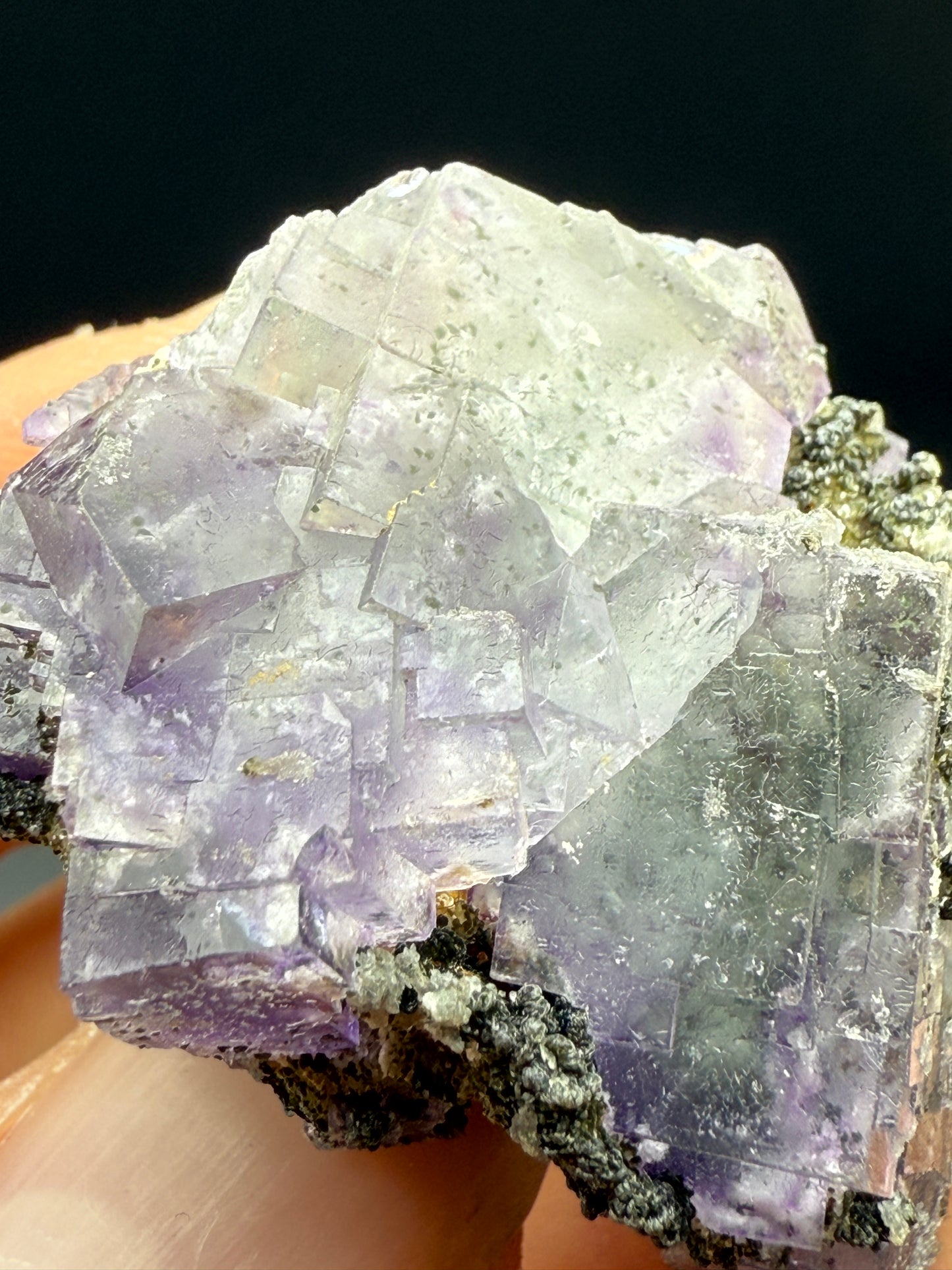 FLUORITE, MUSCOVITE & CHAMOSITE - YAOGANGXIAN MINE, HUNAN, CHINA