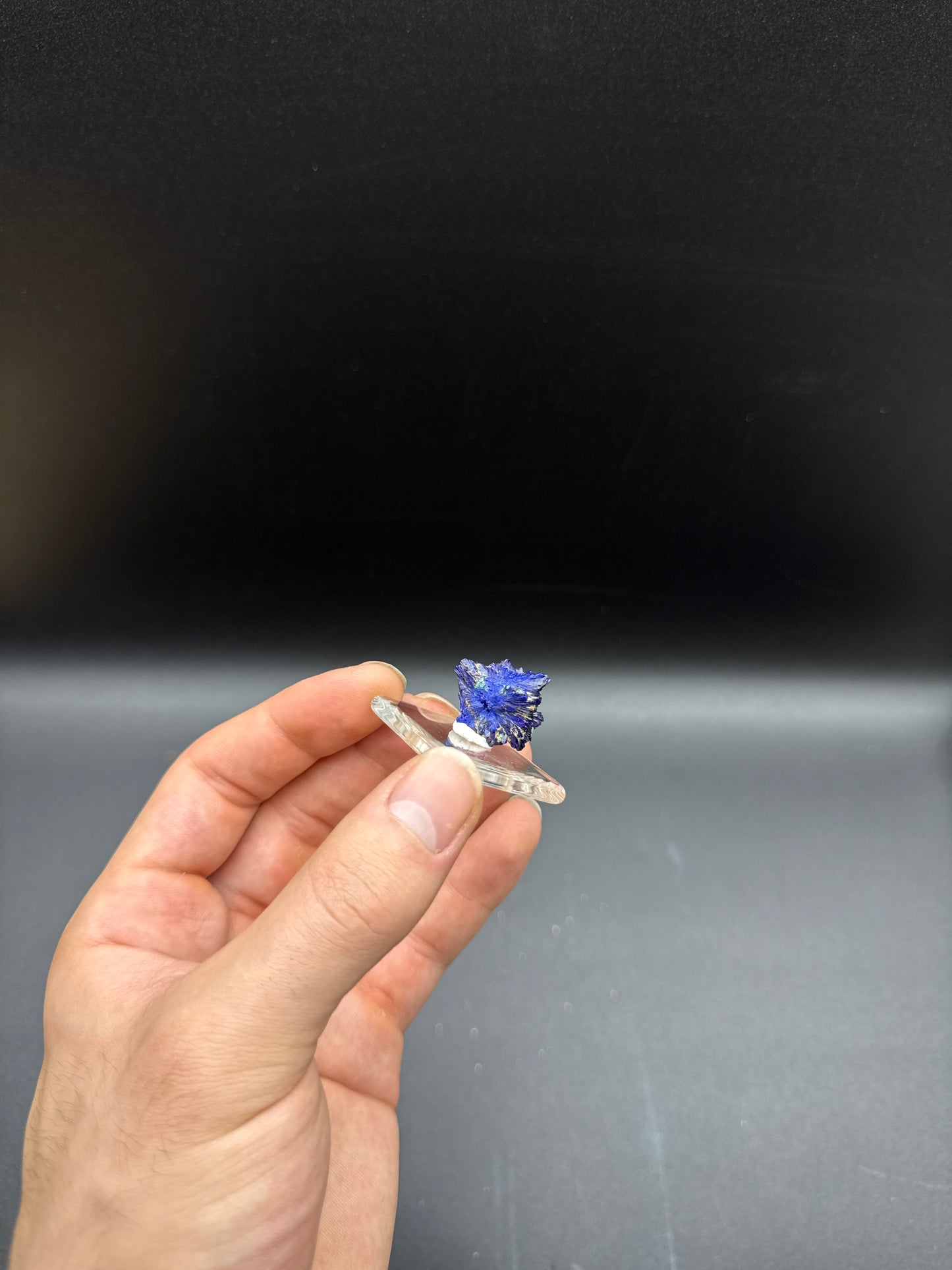 AZURITE AND MALACHITE THUMBNAIL - BURRA COPPER MINE, SOUTH AUSTRALIA