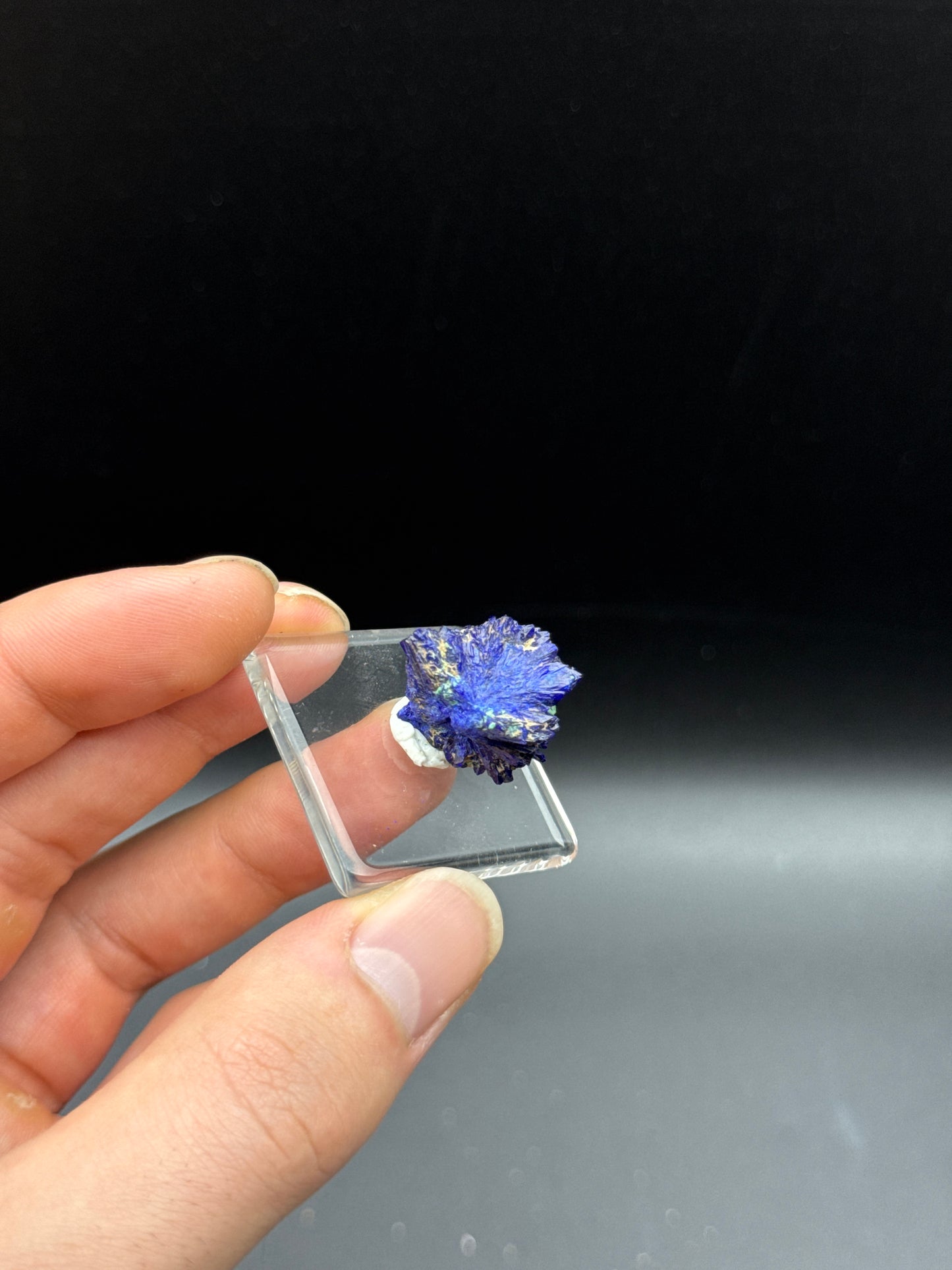 AZURITE AND MALACHITE THUMBNAIL - BURRA COPPER MINE, SOUTH AUSTRALIA