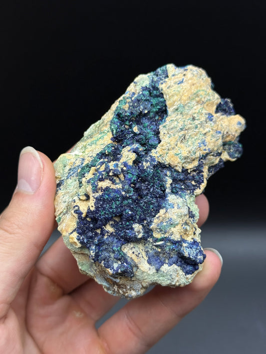 AZURITE AND MALACHITE - BURRA COPPER MINE, SOUTH AUSTRALIA