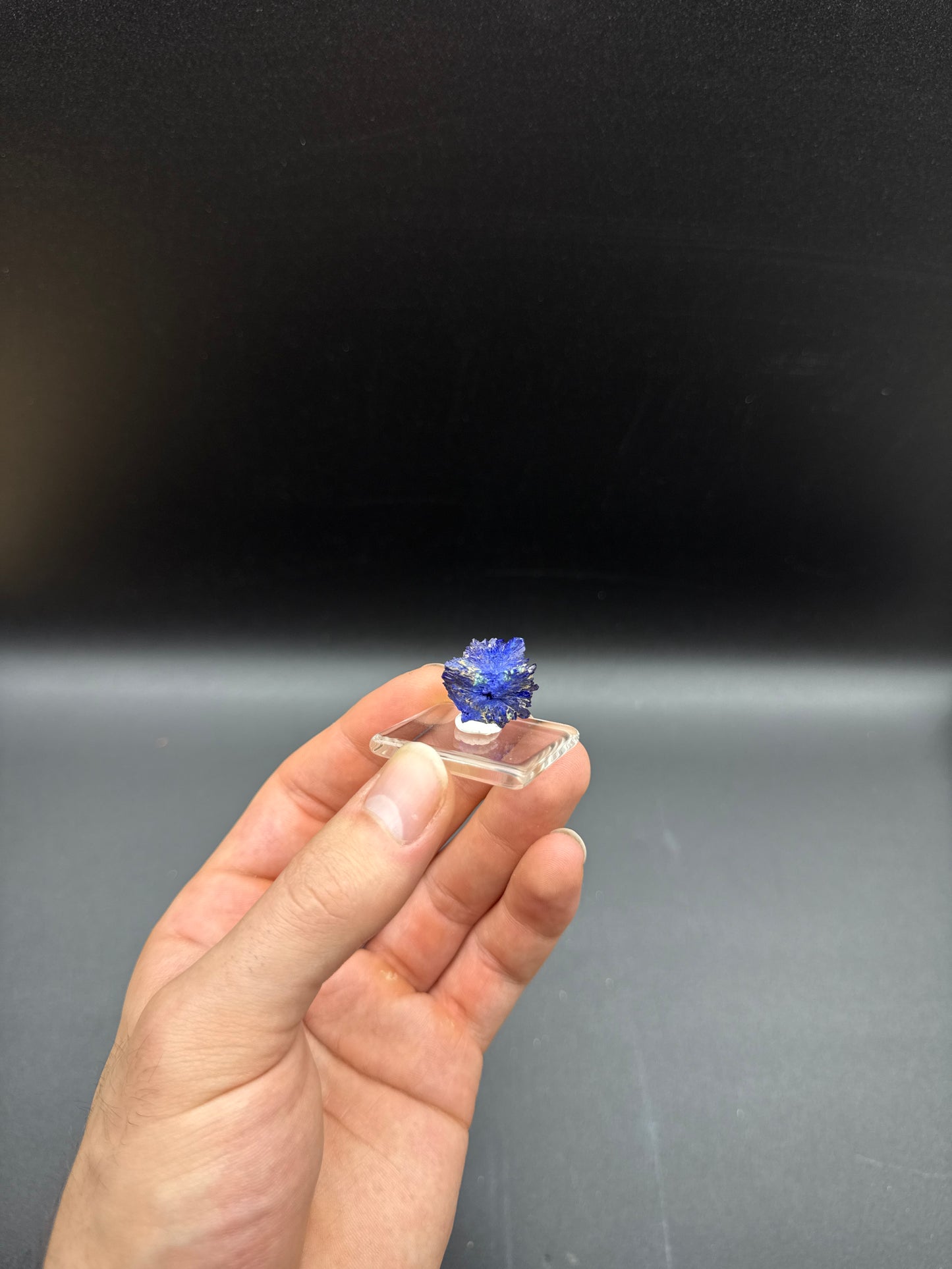 AZURITE AND MALACHITE THUMBNAIL - BURRA COPPER MINE, SOUTH AUSTRALIA