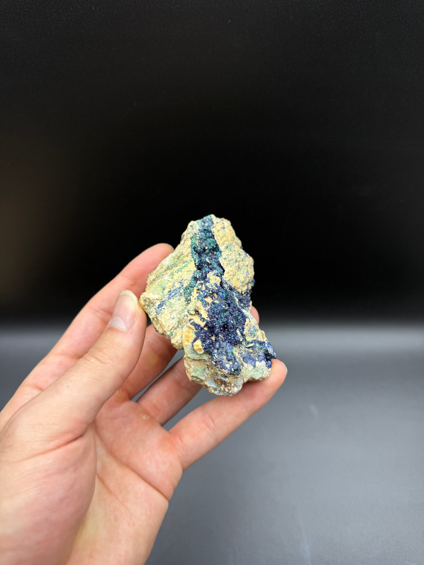 AZURITE AND MALACHITE - BURRA COPPER MINE, SOUTH AUSTRALIA