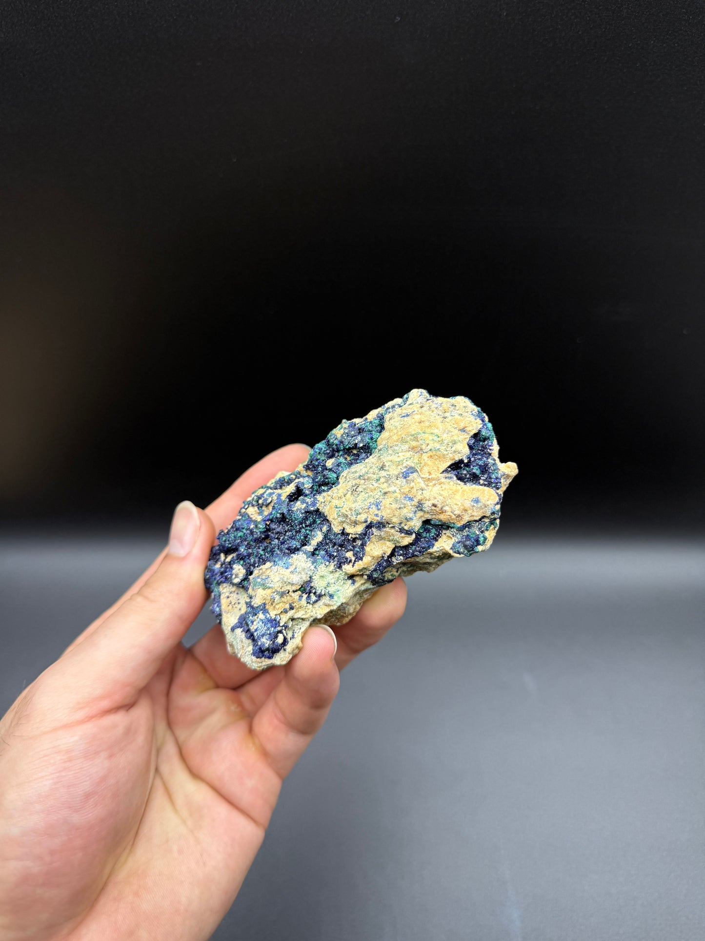 AZURITE AND MALACHITE - BURRA COPPER MINE, SOUTH AUSTRALIA