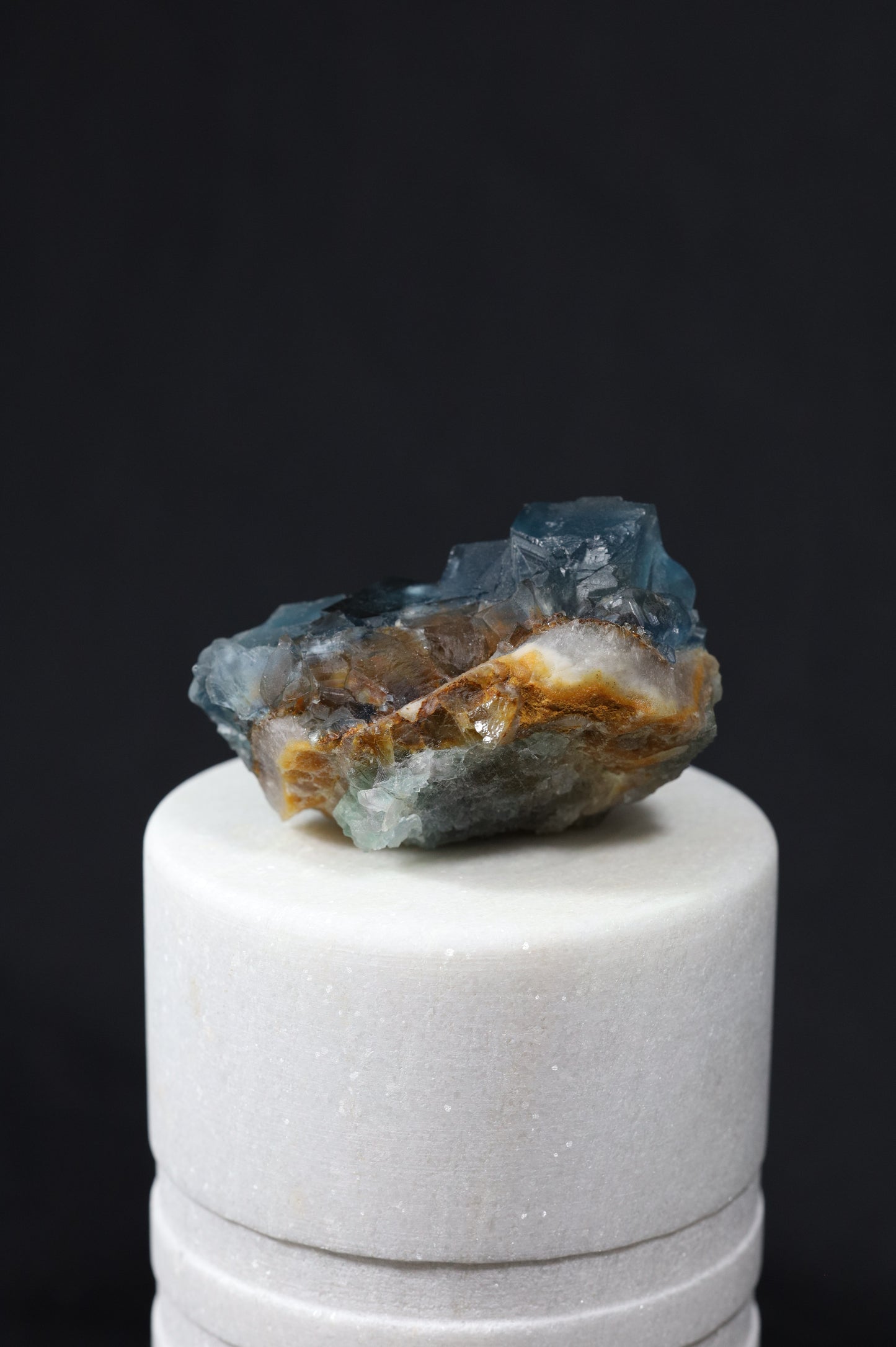 FANTASTIC BLUE FLUORITE - LE BURC, FRANCE