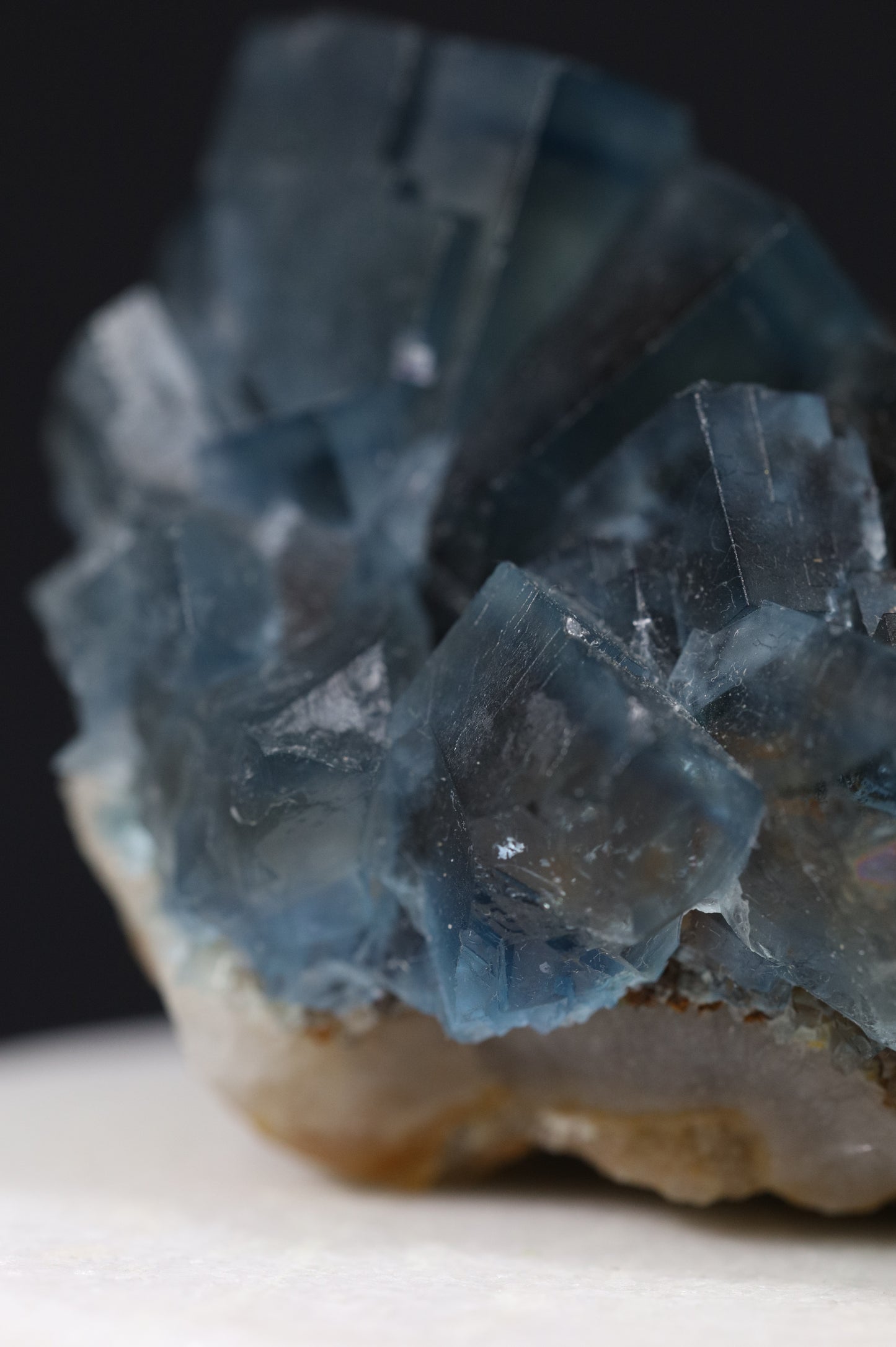 FANTASTIC BLUE FLUORITE - LE BURC, FRANCE