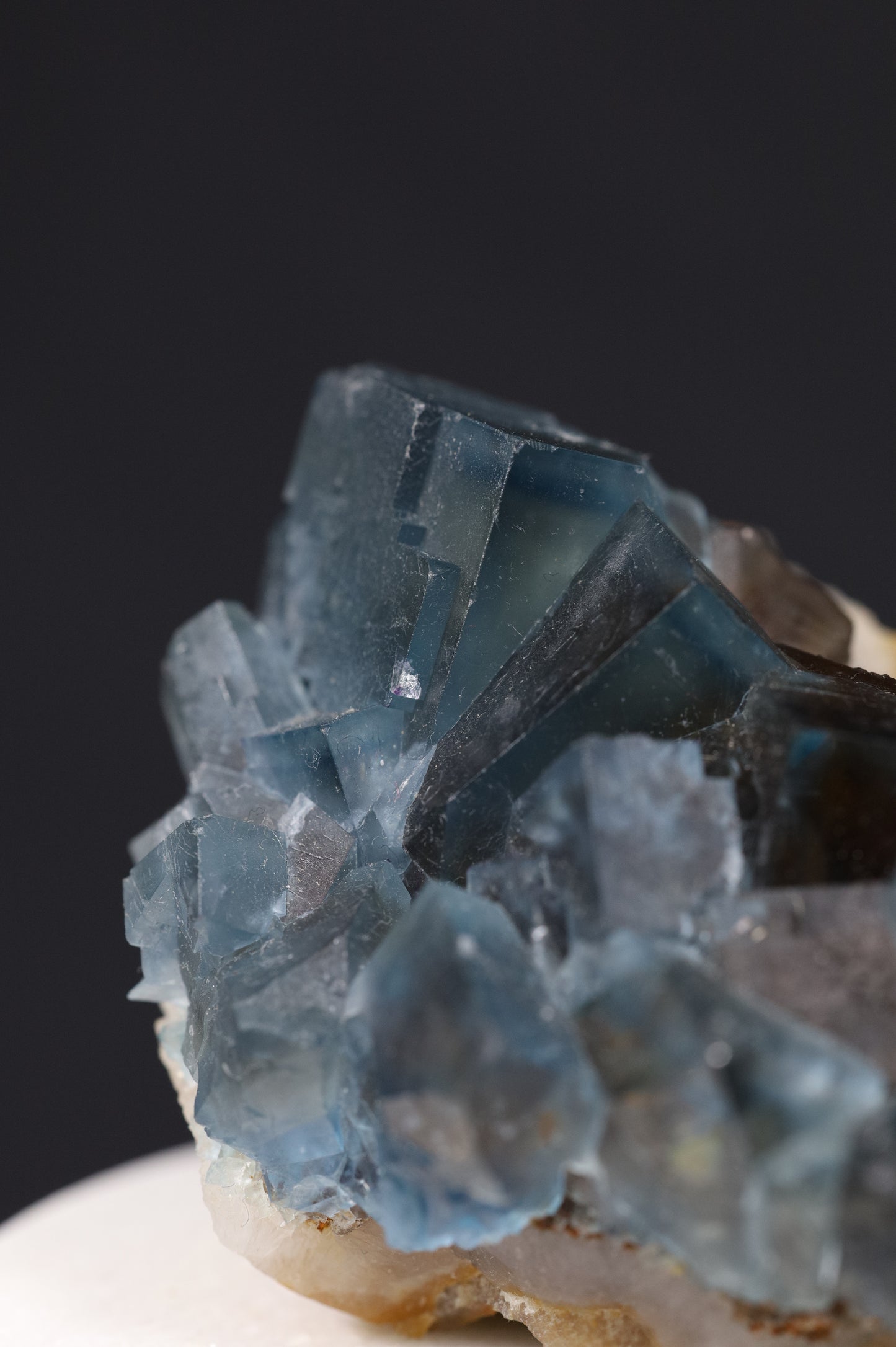 FANTASTIC BLUE FLUORITE - LE BURC, FRANCE