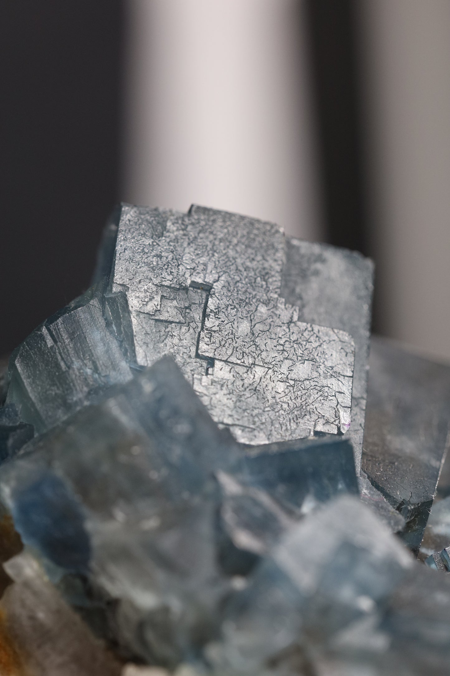 FANTASTIC BLUE FLUORITE - LE BURC, FRANCE