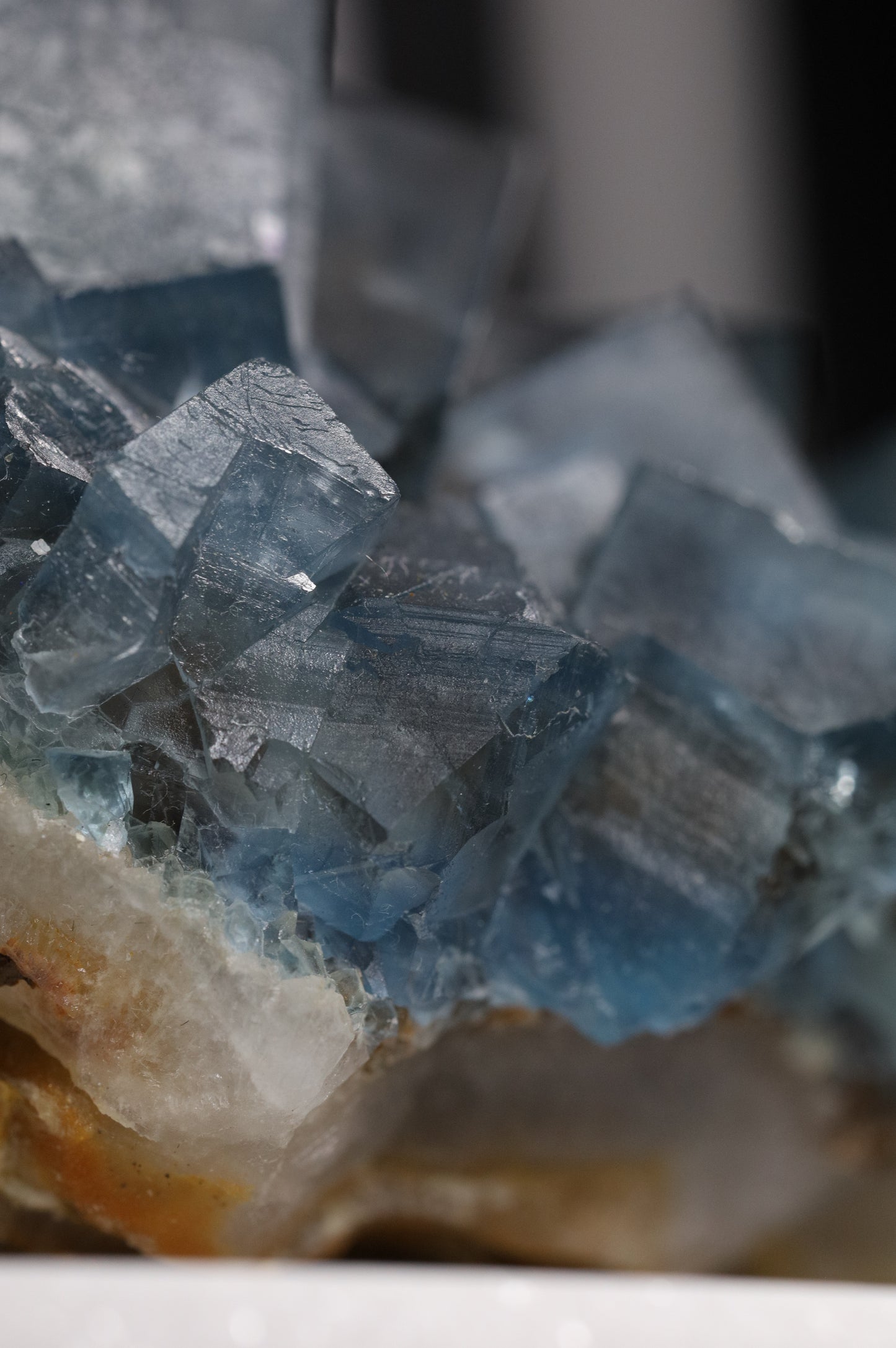 FANTASTIC BLUE FLUORITE - LE BURC, FRANCE