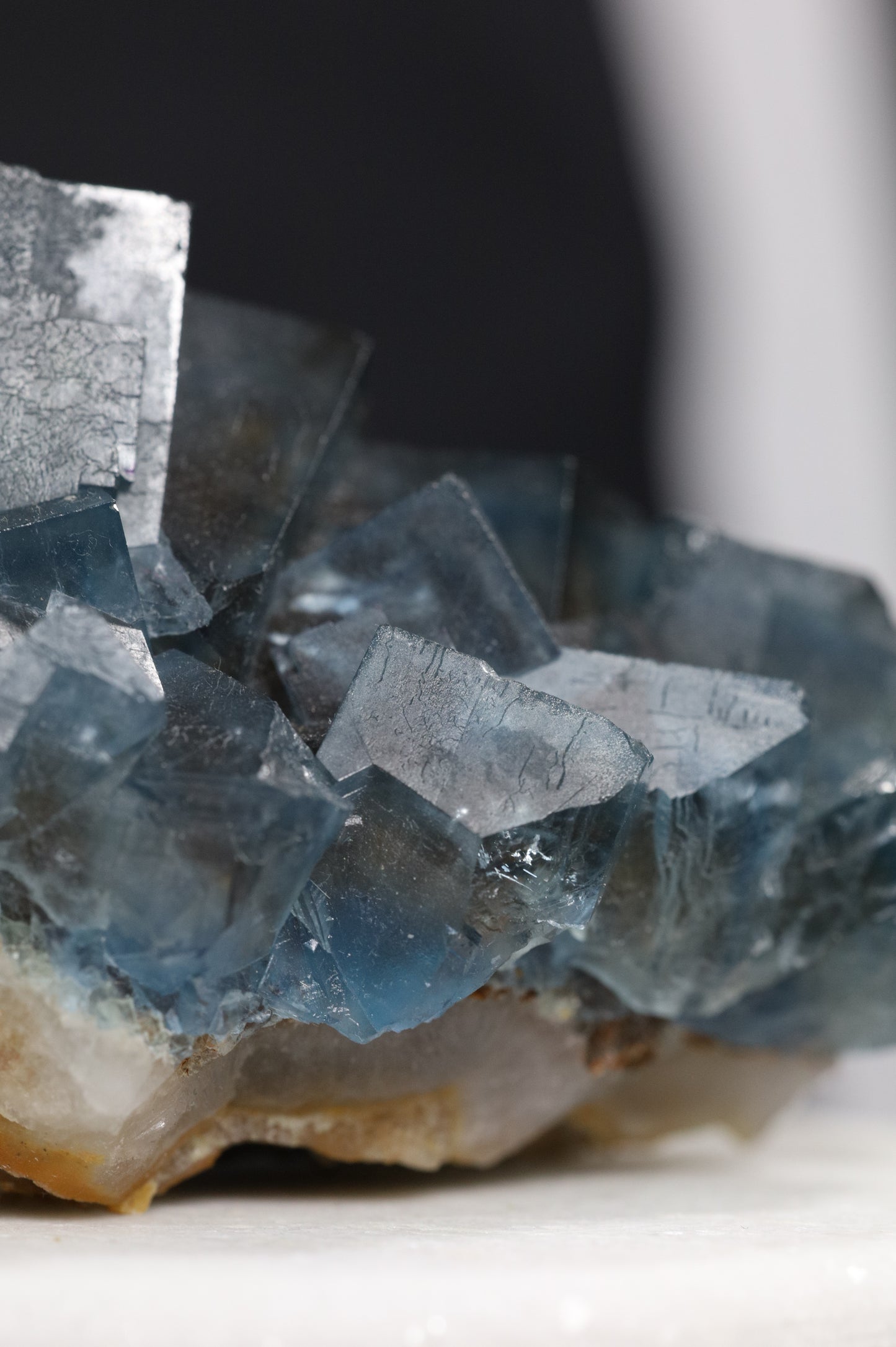 FANTASTIC BLUE FLUORITE - LE BURC, FRANCE