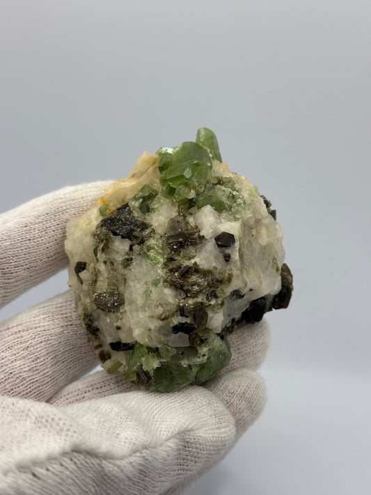 DIOPSIDE AND PHLOGOPITE - BADAKHSHAN, AFGHANISTAN