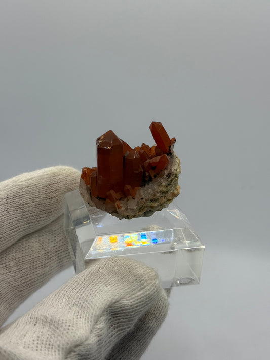 FERRUGINOUS QUARTZ THUMBNAIL - TINEJDAD, MOROCCO
