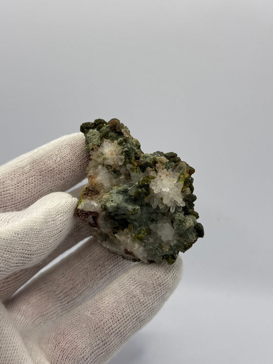 EPIDOTE AND QUARTZ - MOROCCO