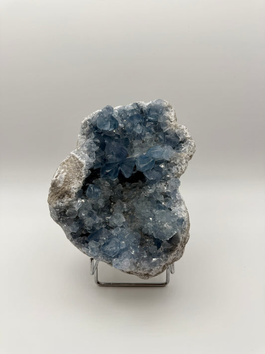 SKY BLUE CELESTITE GEODE - SANKOANY, KETSEPY MAHAJANGA, MADAGASCAR