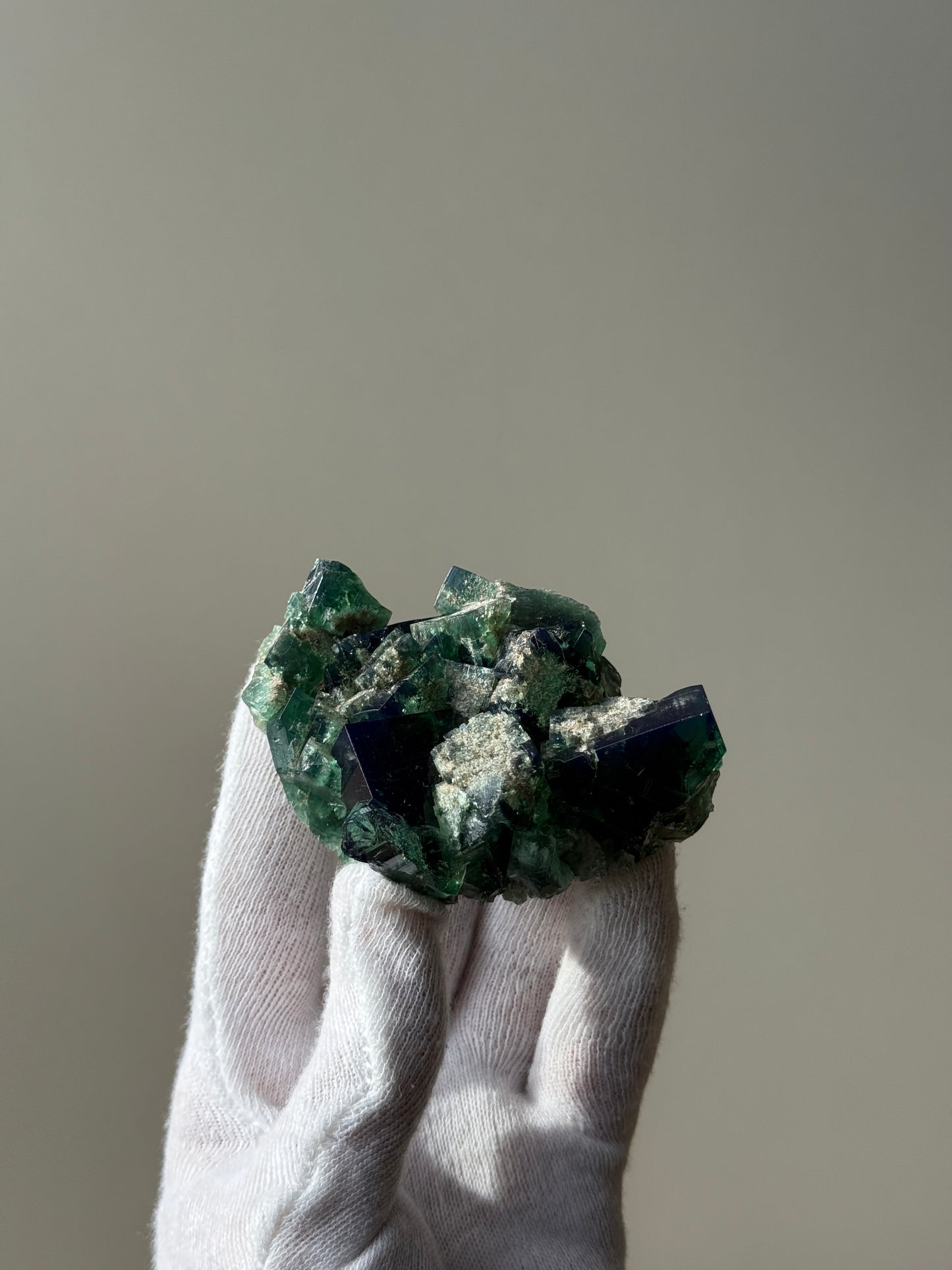 FLUORITE "THE BIG WHOPPER POCKET" - DIANA MARIA MINE, FROSTERLEY, WEARDALE, CO. DURHAM, ENGLAND