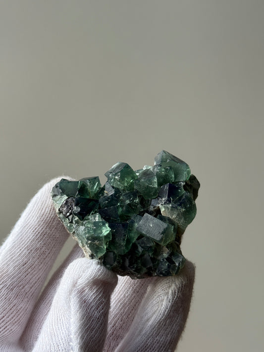 FLUORITE "POCKET 42" - DIANA MARIA MINE, FROSTERLEY, WEARDALE, CO. DURHAM, ENGLAND