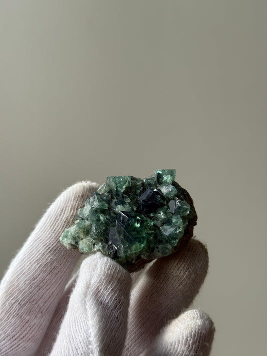 FLUORITE "POCKET 42" - DIANA MARIA MINE, FROSTERLEY, WEARDALE, CO. DURHAM, ENGLAND