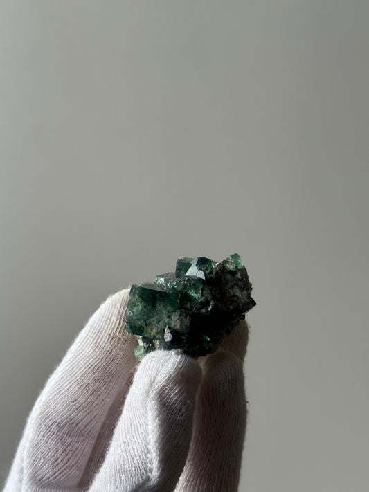 FLUORITE "POCKET 42" - DIANA MARIA MINE, FROSTERLEY, WEARDALE, CO. DURHAM, ENGLAND